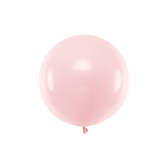 Pastell lys rosa ballong - Ø60 cm