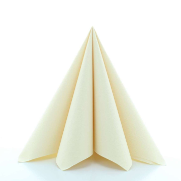 Luksus-serviettar champagne 12x - 40x40 cm