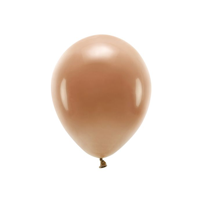 Pastell sjokoladebrune ballongar 10x - 30 cm