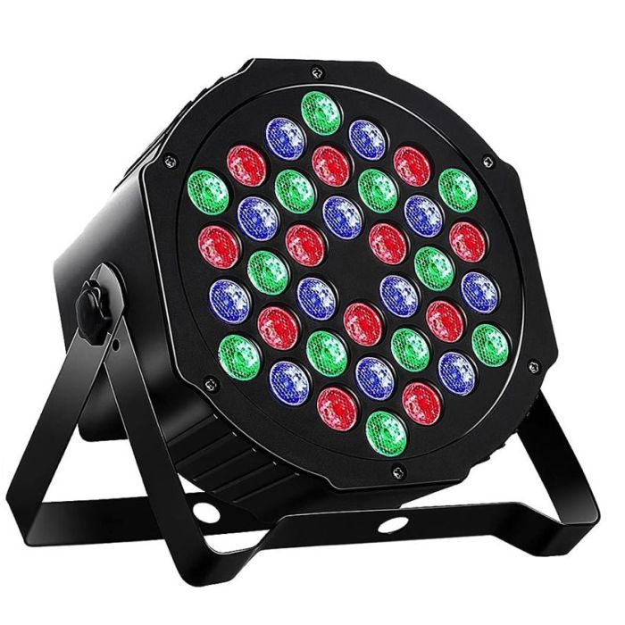 LED disko lampe med 36 LED lys