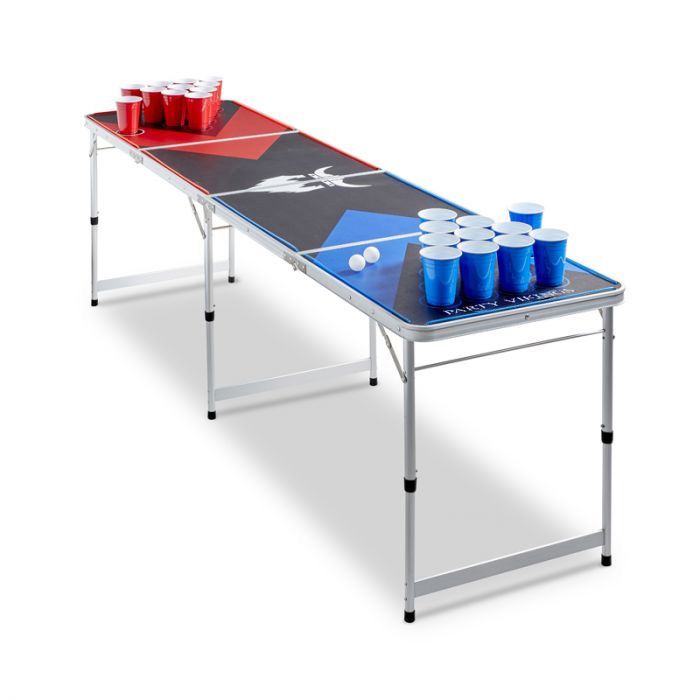 Beer Pong Bord LED PartyVikings - Offisielle mål