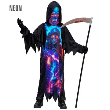 Neon dødengel-kostyme for gutter
