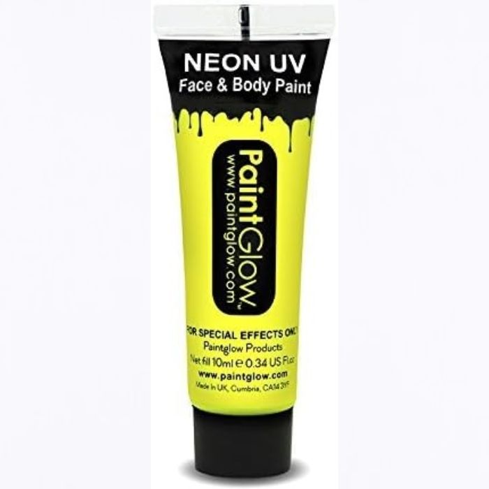 UV kroppsmaling 25 ML neon Gul