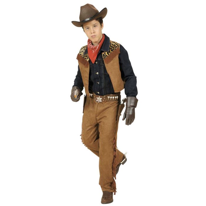 Cowboykostyme med vest for gutter