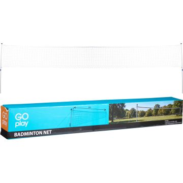 Badmintonnett med stenger 610x168 cm