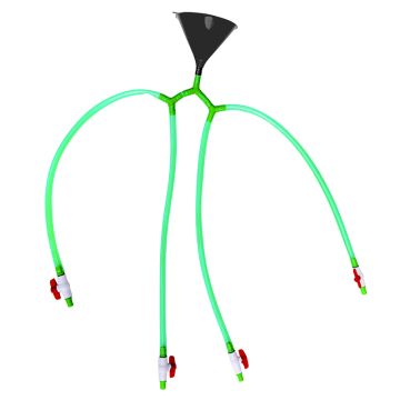 4 Dobbel Trakt Ølbong - 1,5 L