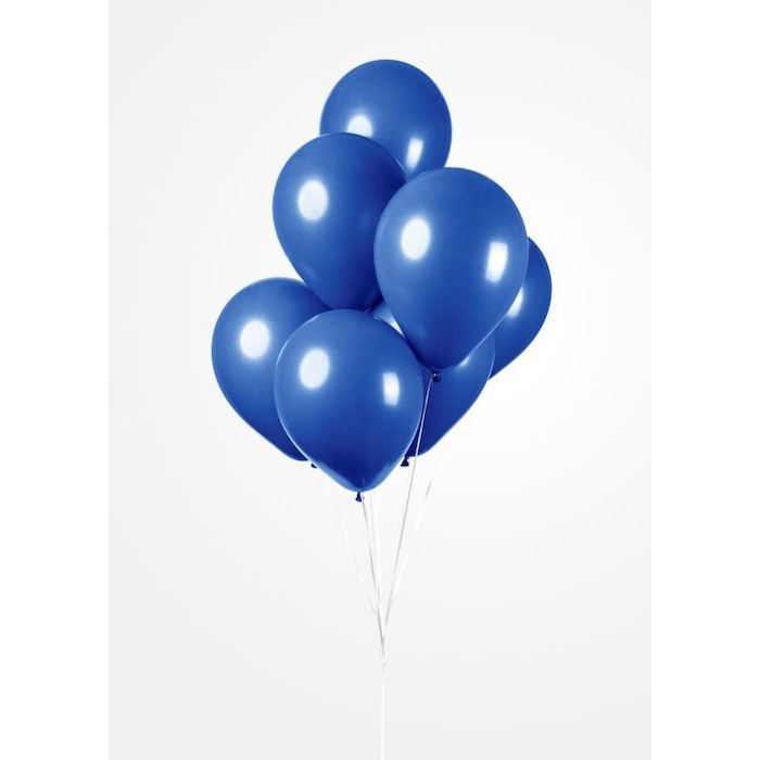 Mørkeblå Ballongar 50x - 30 cm