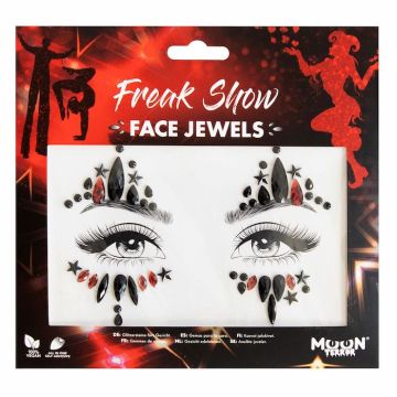 Ansiktssmykker Freak show 
