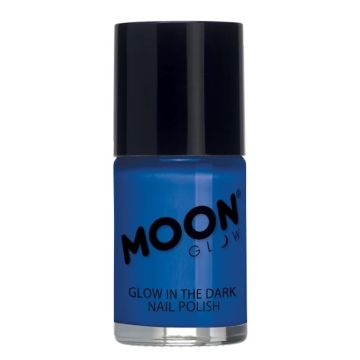 Selvlysande Neglelakk Blå 14 ml Moon Creations 