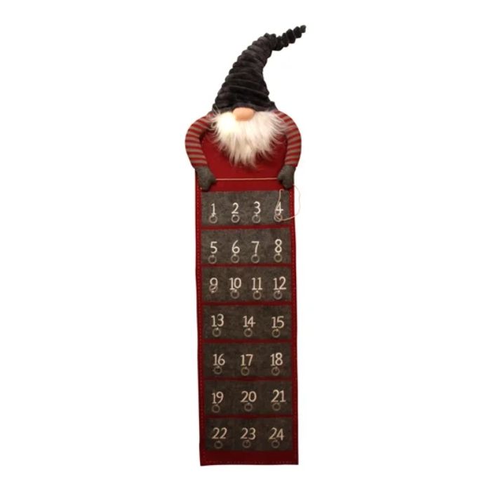 Fyll sjølv LED pakkekalender med nisse på toppen jul Det Gamle Apotek