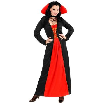 Vampyr Kjole Kostume - 2 delar