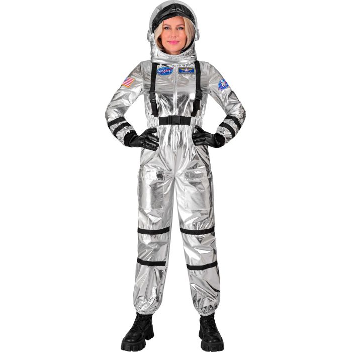 Sølv astronautkostyme for damer