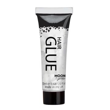 Moon Creations glimmer hårlim gjennomsiktig - 20 ml