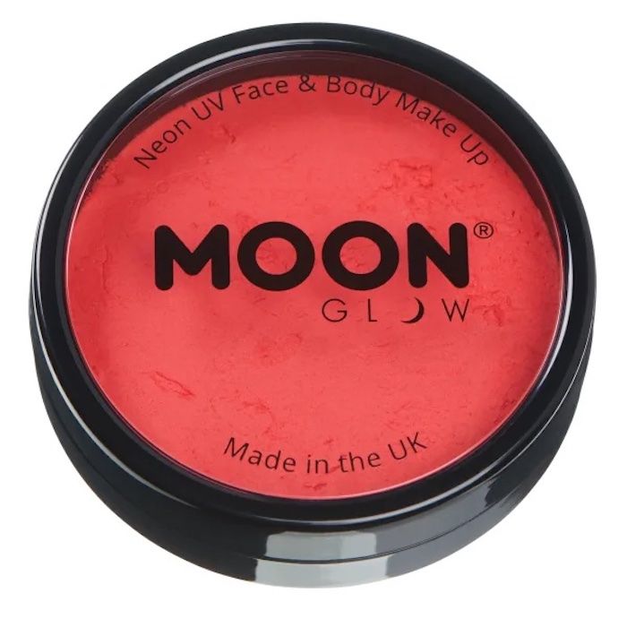 Neon UV Ansikts- Og Kroppsmaling Intens Raud 36 g Moon Creations