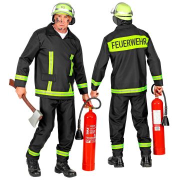 Tysk brannmann kostyme for herrer