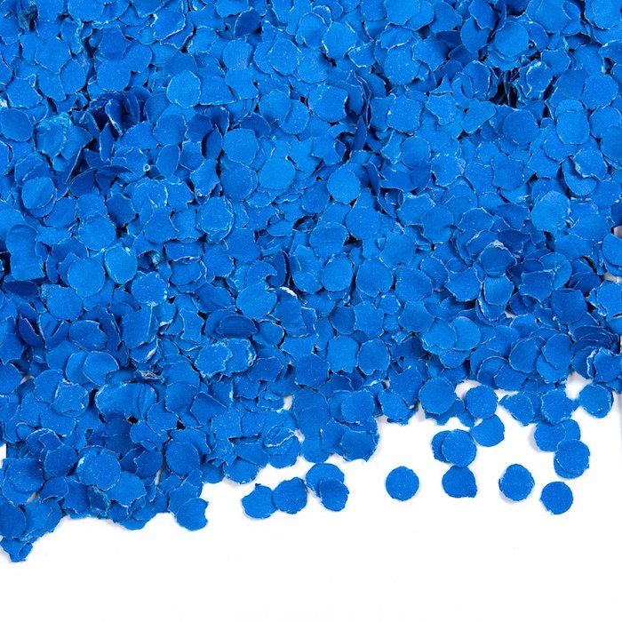 Blå Papir Bordkonfetti 100g