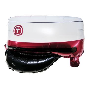 Studenthue Folieballong Raud - 39 x 53 cm 