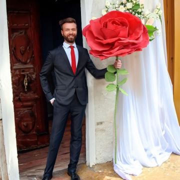 XXL raud rose 160 cm