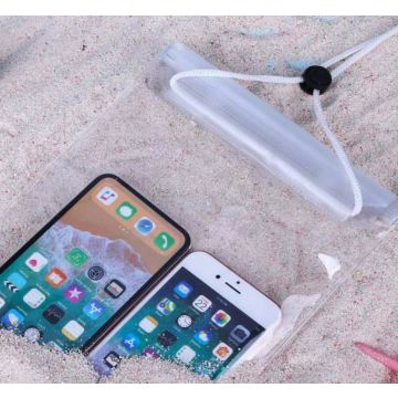 Vanntett gjennomsiktig mobilpose 27,5x17,5 cm