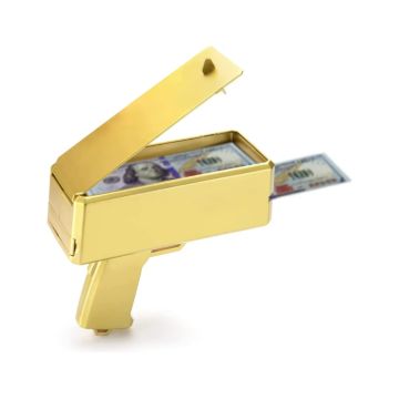 Pengesprøytepistol i gull