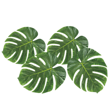 Monstera dekorasjonsblad 4x