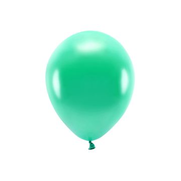 Metallic Grøn Ballongar 10x - 30 cm 