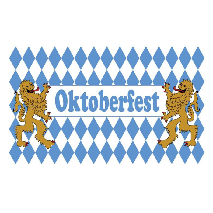 Oktoberfest-flagg 150x90 cm