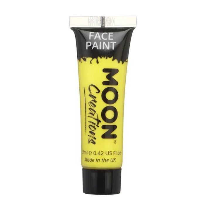 Ansiktsmaling Gul 12 ml Moon Creations