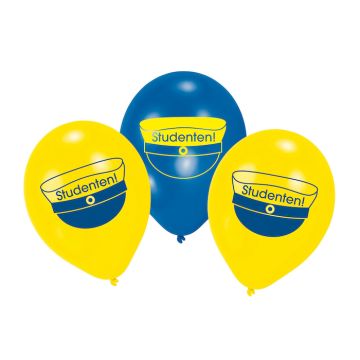 Svenske studentballongar 10x - 27,5 cm
