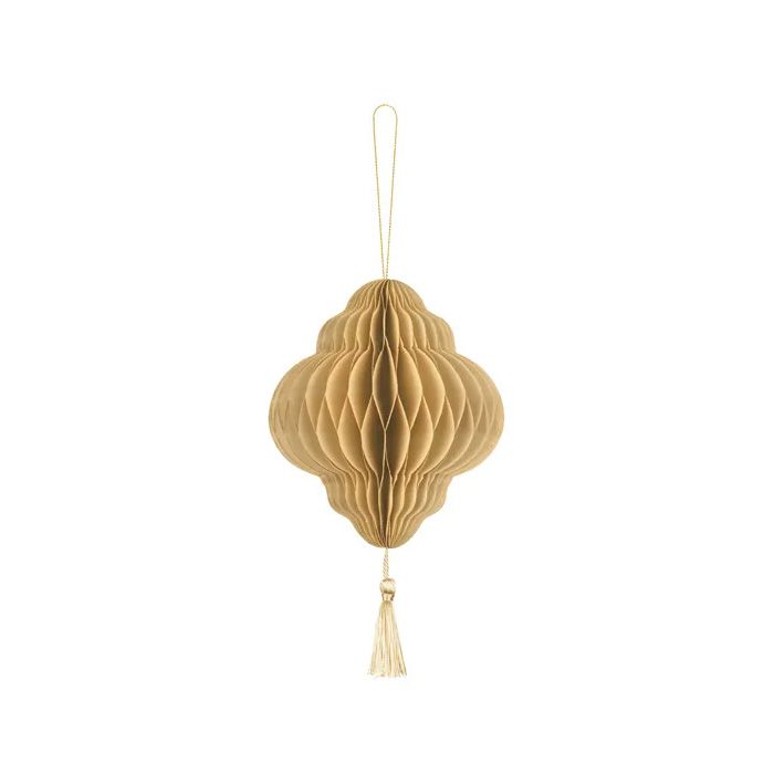 Honeycomb Lanterne i Beige