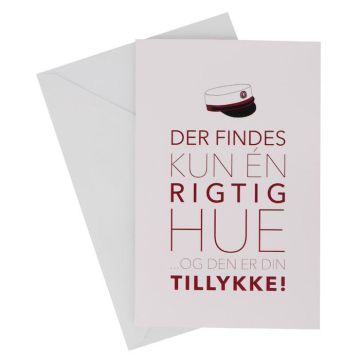 Raudt Studentkort Med Konvolutt