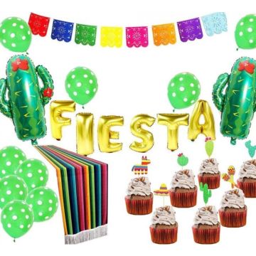 Meksikansk Temafest Dekorasjoner 27 Deler