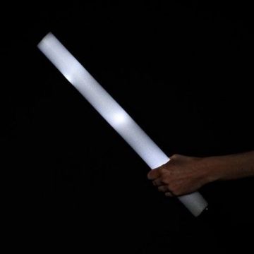 LED skumstav Kvitt - 47 cm
