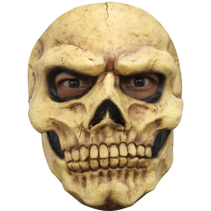 Skremmande halloween skeletmaske