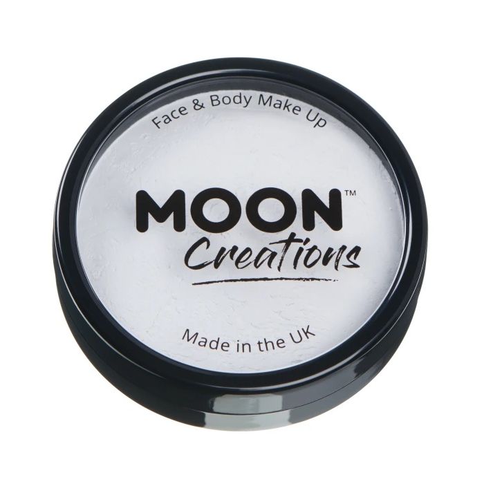 Ansikts og Kropsmaling Kvit 36 gram Moon Creations