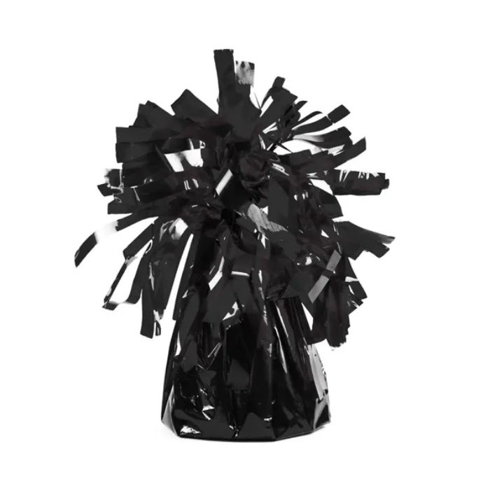 Svart folie ballongvekt 130 g 