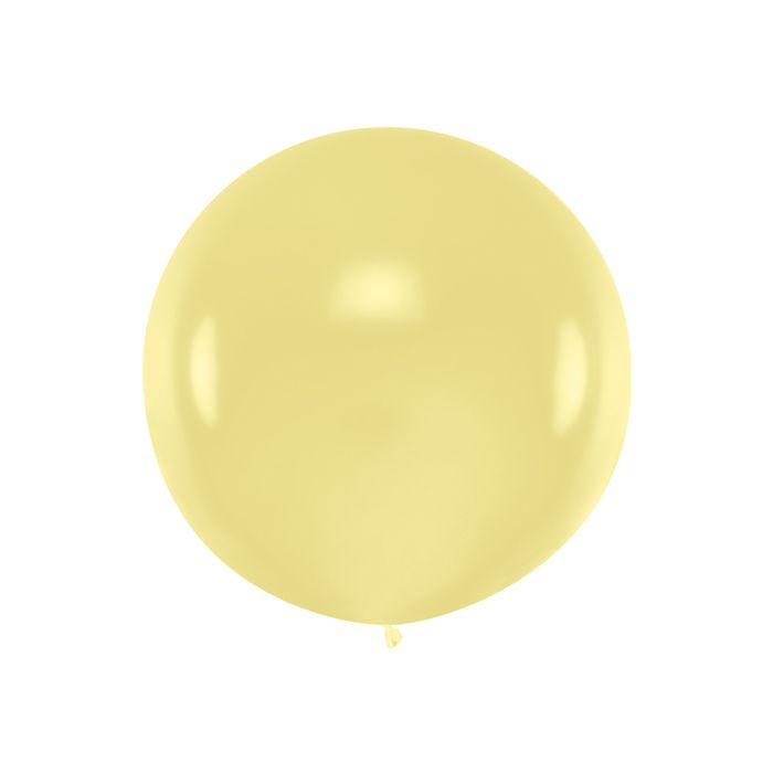 Enorm pastell krem ballong - 1 Meter