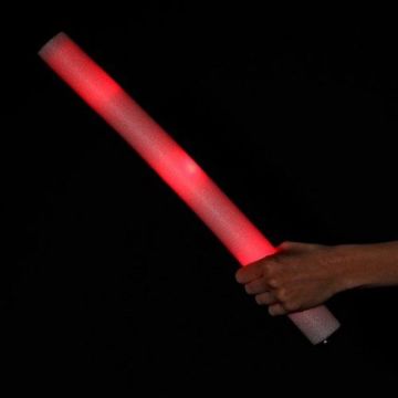LED skumstav Rød - 47 cm