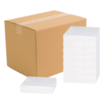 40x40 cm servietter 1000x hvite 2-lags