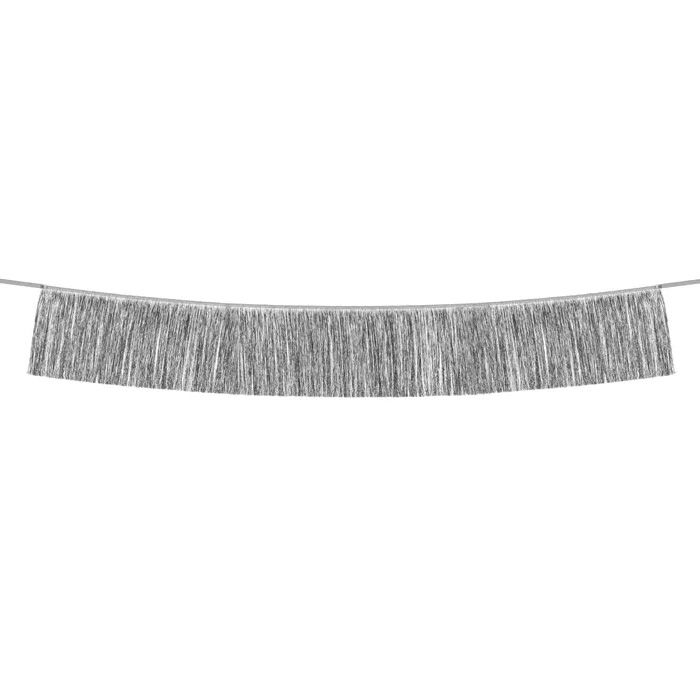 Sølv Girlande med Dusk - 135 cm