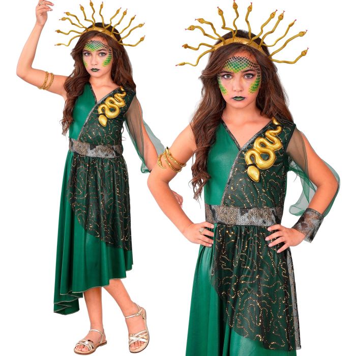 MEDUSA (kjole, hodepryd) Grønn