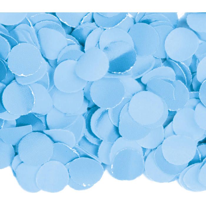 Lyseblå løse konfetti - 1 kg