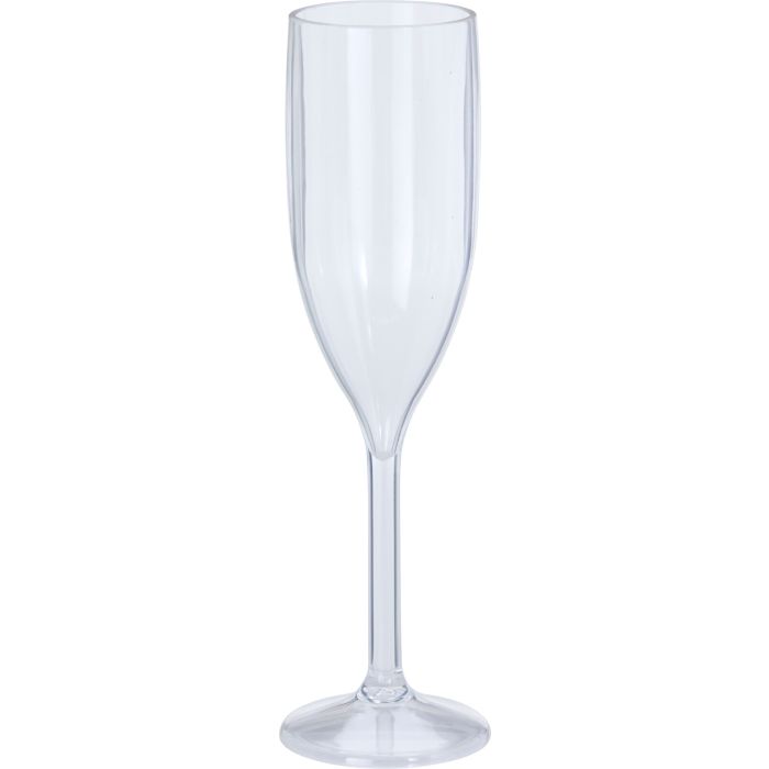 Champagneglass i akryl 165 ml med lang stilk