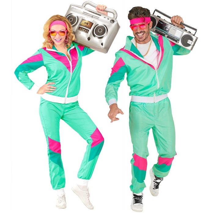 Mint retro treningsdrakt - 2 deler