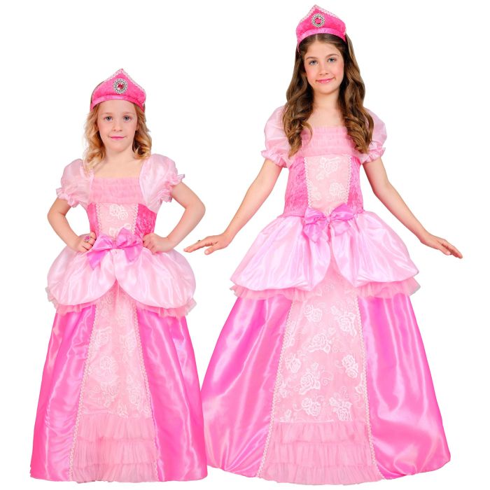 PRINSESS (kjole, hårpynt) Rosa