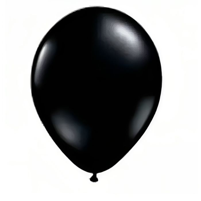 Ballongar svart 22 cm 10x