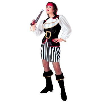 Elegant piratkostyme for damer