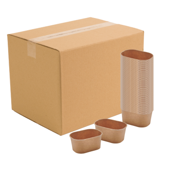 250 ml papirbolle 500x engangs rektangulær