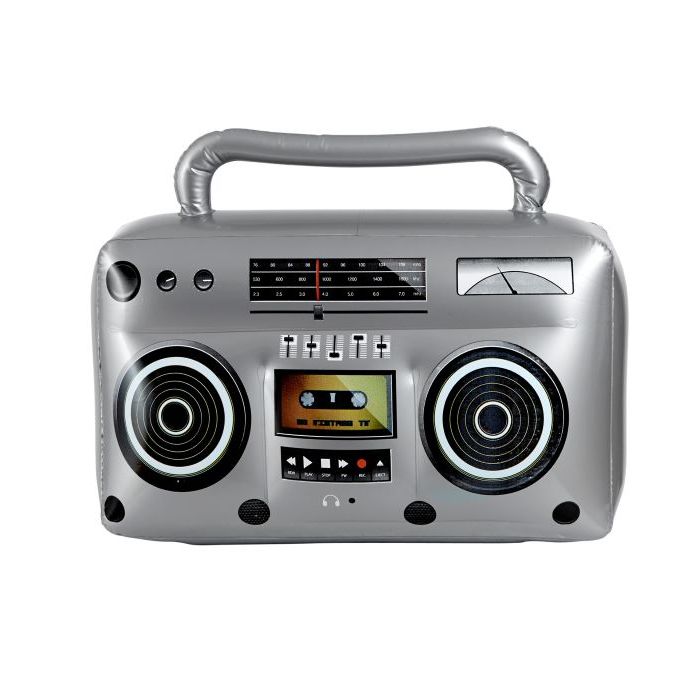 Retro Oppblåsbar Ghettoblaster - 50 CM