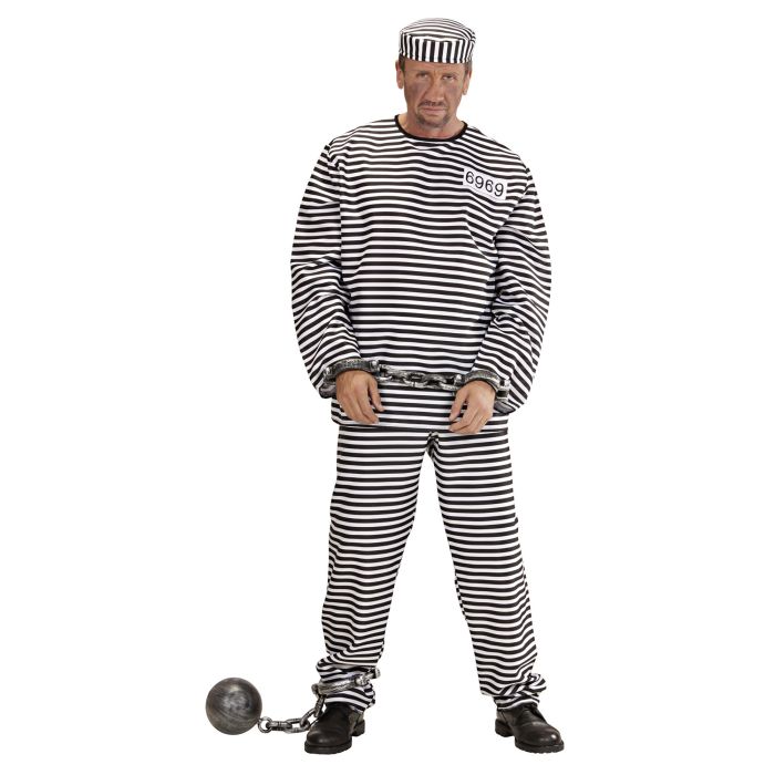 Stripete fangekostyme for herrer